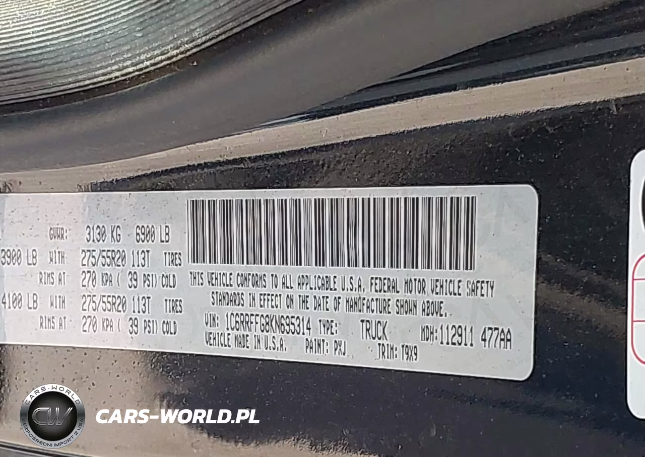2019 Ram 1500 Big Horn-Lone Star 4X4 5'7 Box VIN:1C6RRFFG8KN695314 - 9