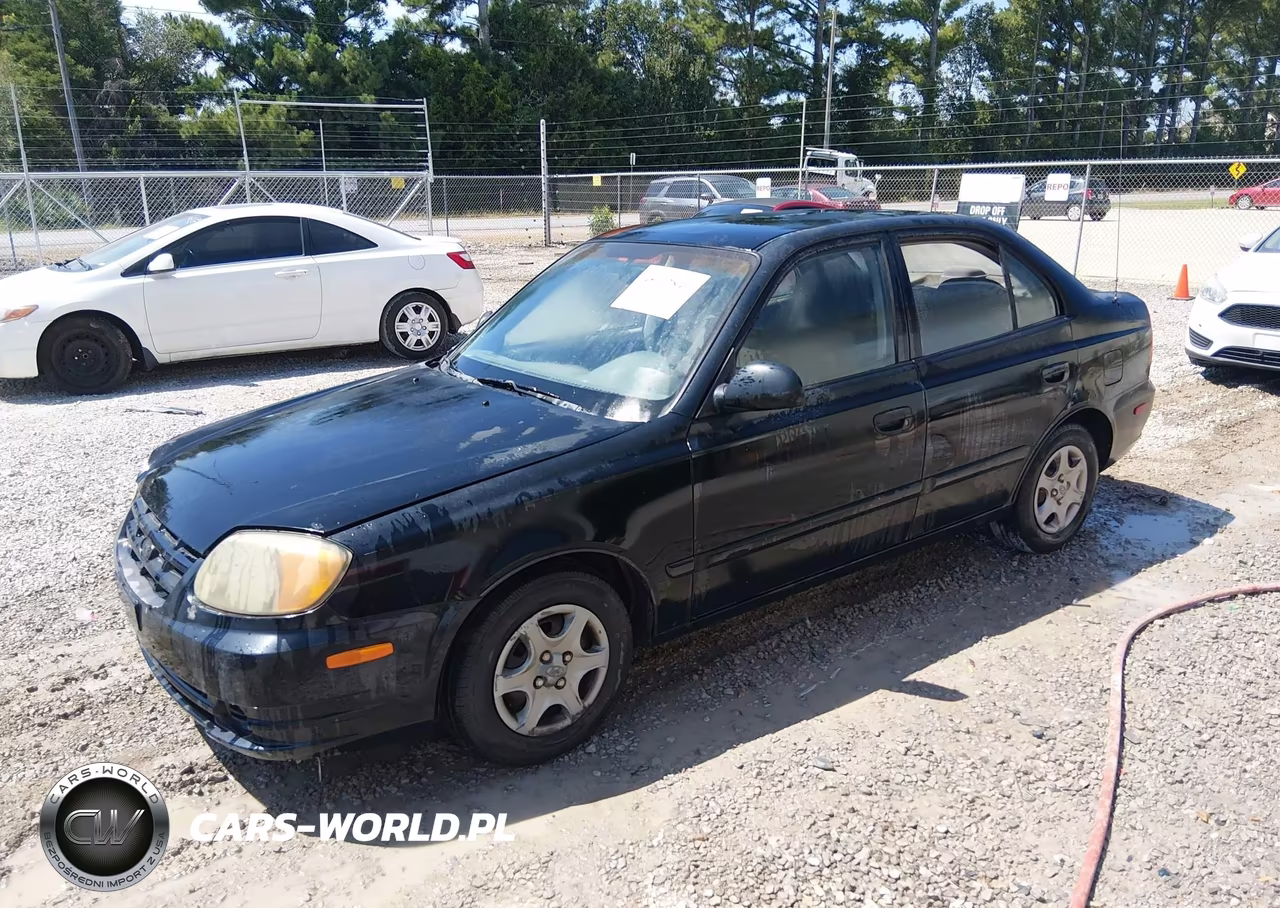 2003 Hyundai Accent Gl VIN:KMHCG45C83U498511 - 2
