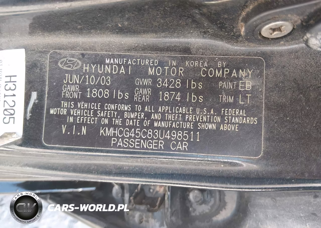 2003 Hyundai Accent Gl VIN:KMHCG45C83U498511 - 9
