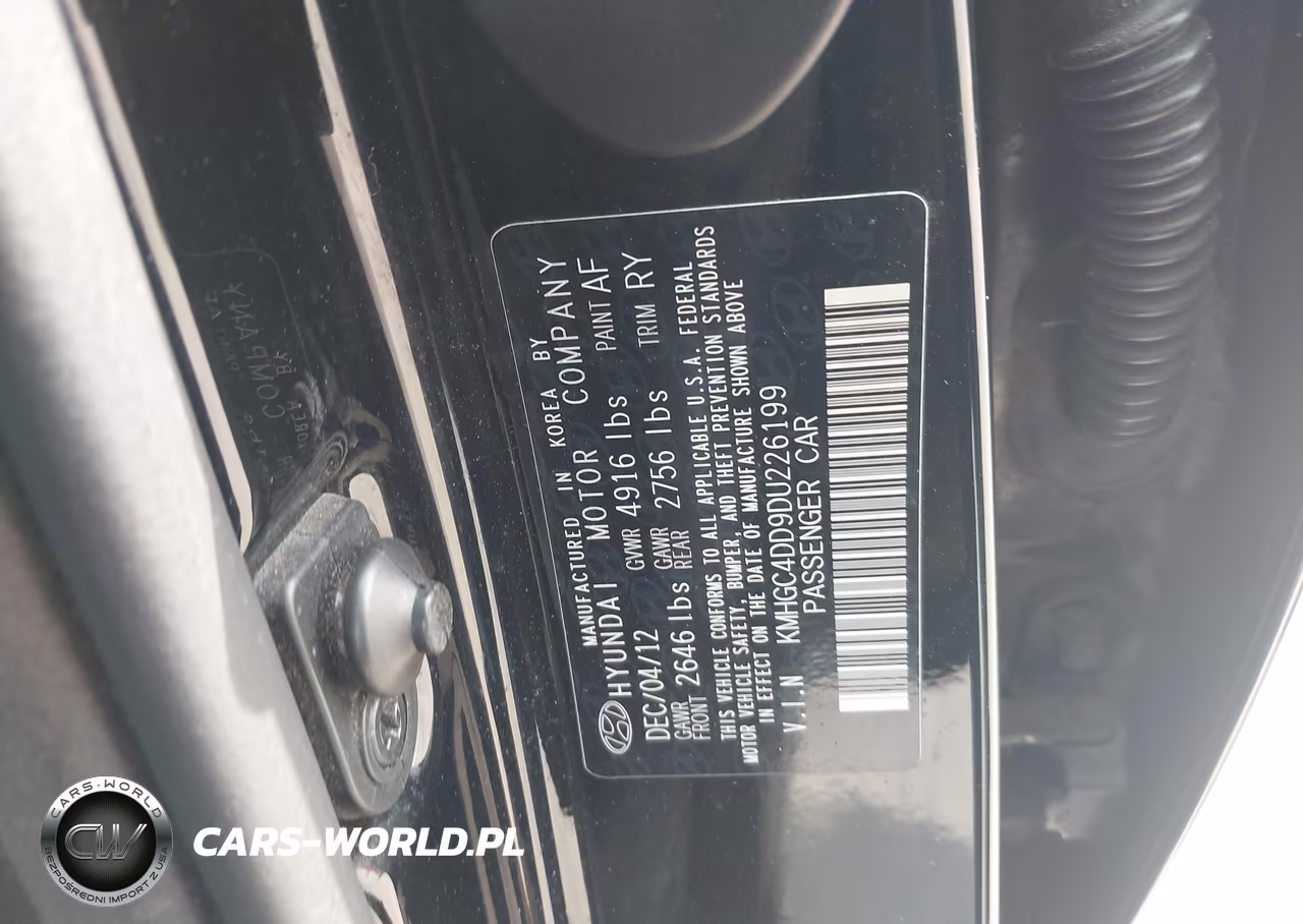 2013 Hyundai Genesis 3.8 VIN:KMHGC4DD9DU226199 - 9
