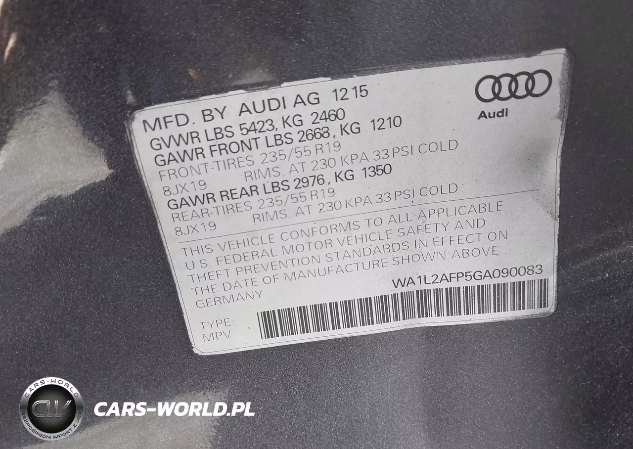 2016 Audi Q5 2.0T Premium VIN:WA1L2AFP5GA090083 - 9