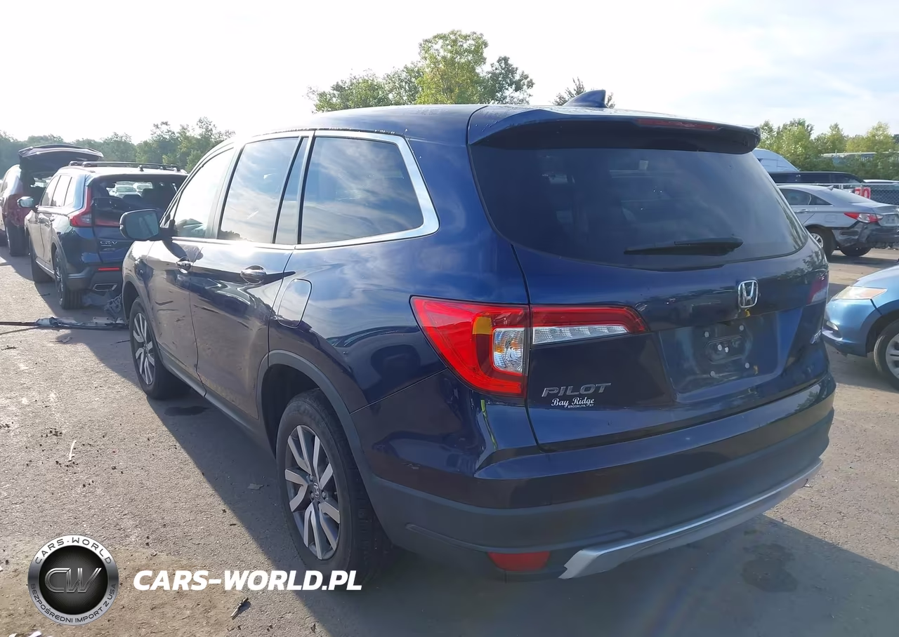 2021 Honda Pilot Awd Ex-L VIN:5FNYF6H56MB009717 - 3