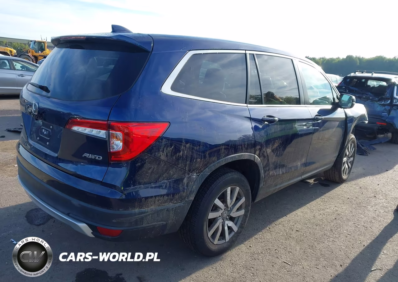 2021 Honda Pilot Awd Ex-L VIN:5FNYF6H56MB009717 - 4