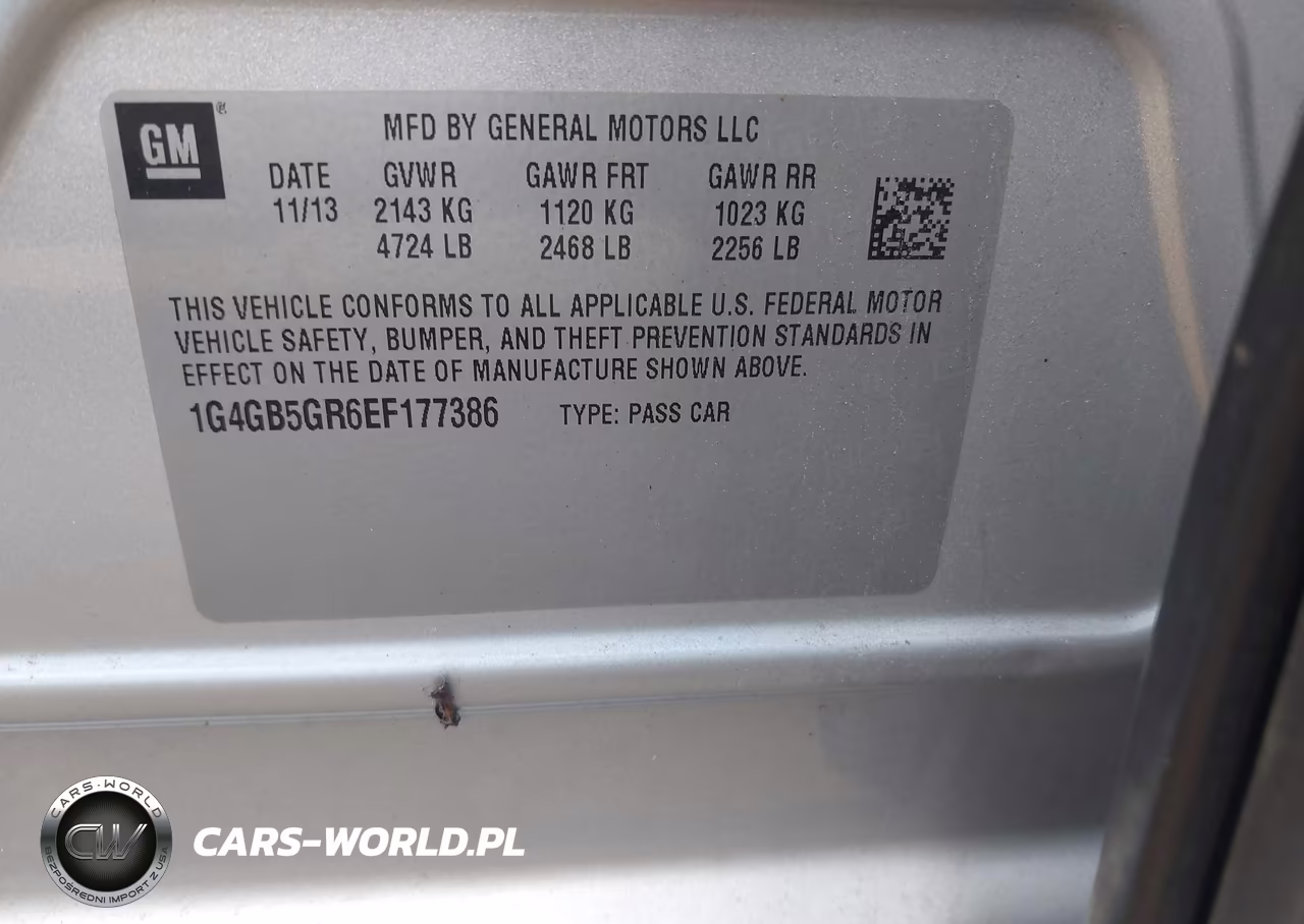 2014 Buick Lacrosse Leather Group VIN:1G4GB5GR6EF177386 - 9