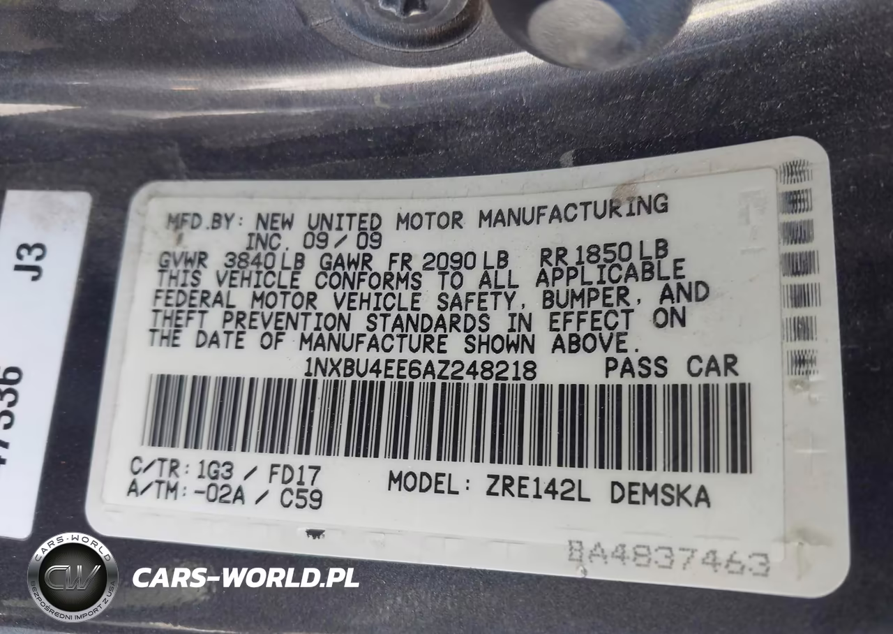 2010 Toyota Corolla S VIN:1NXBU4EE6AZ248218 - 9