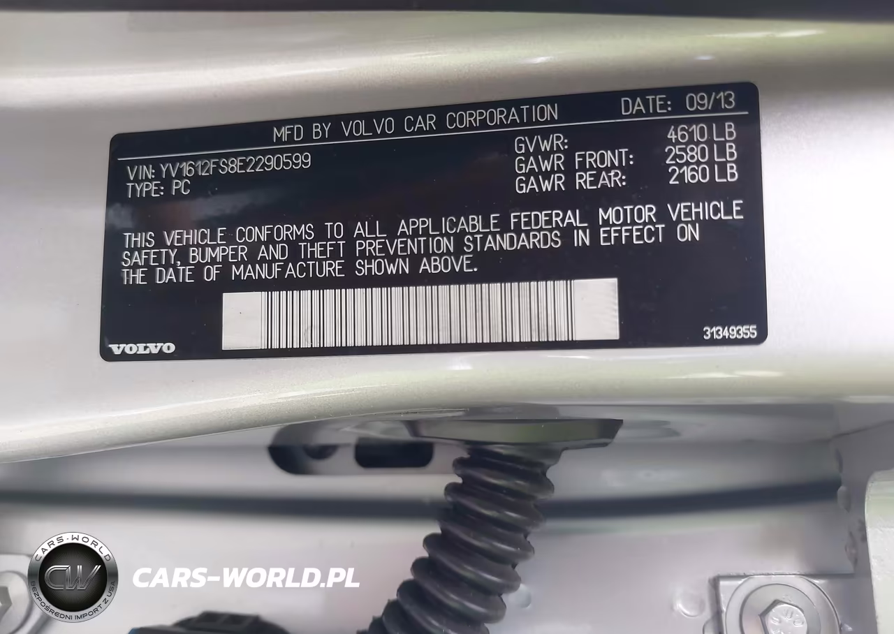 2014 Volvo S60 T5 VIN:YV1612FS8E2290599 - 9