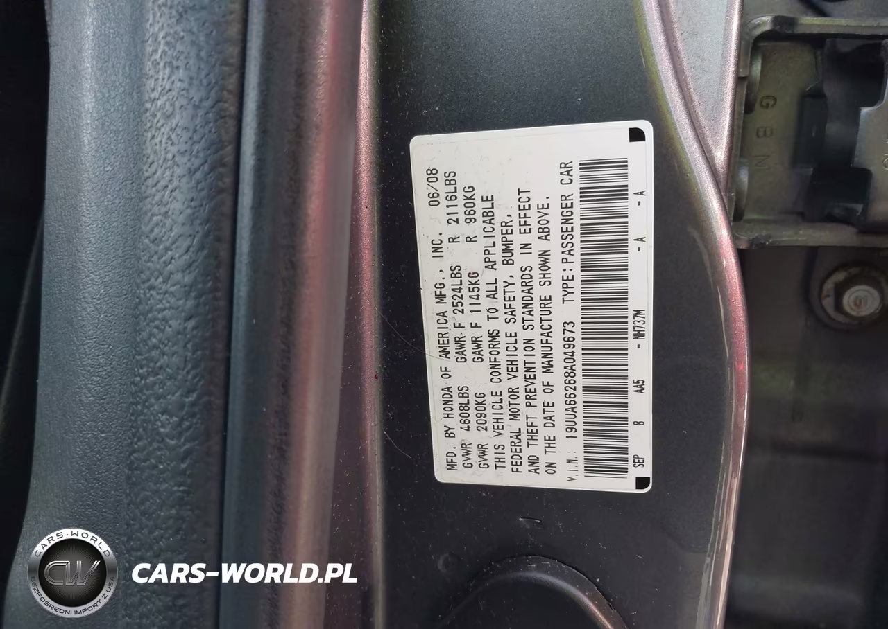 2008 Acura Tl 3.2 VIN:19UUA66268A049673 - 9