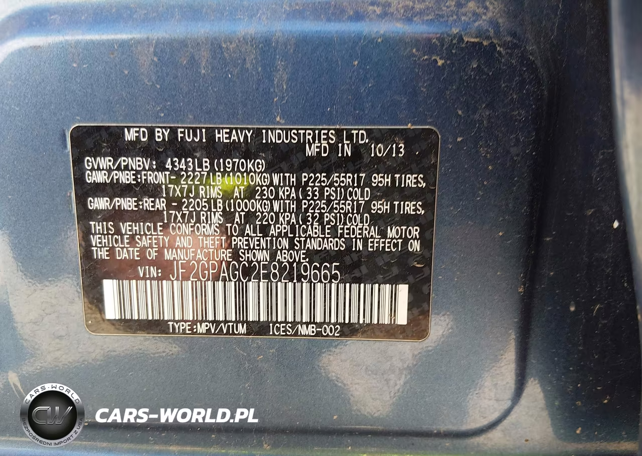 2014 Subaru Xv Crosstrek 2.0I Limited VIN:JF2GPAGC2E8219665 - 9