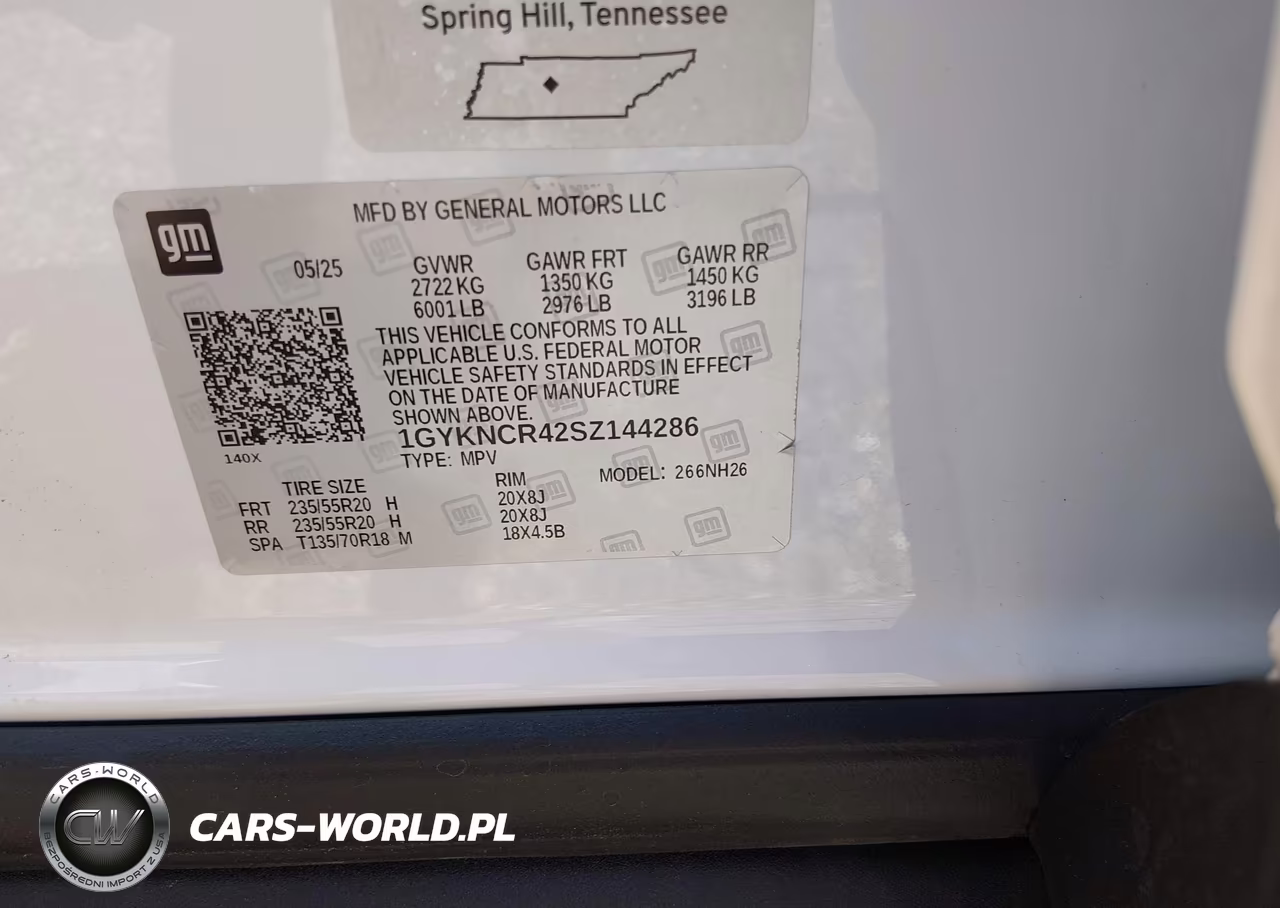 2025 Cadillac Xt5 Fwd Premium Luxury VIN:1GYKNCR42SZ144286 - 9