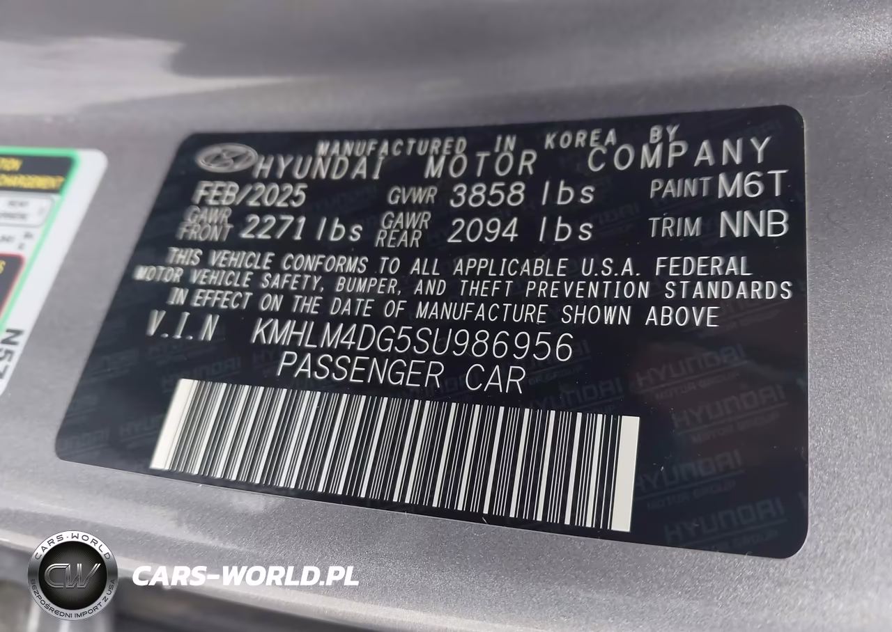 2025 Hyundai Elantra Sel Sport VIN:KMHLM4DG5SU986956 - 9