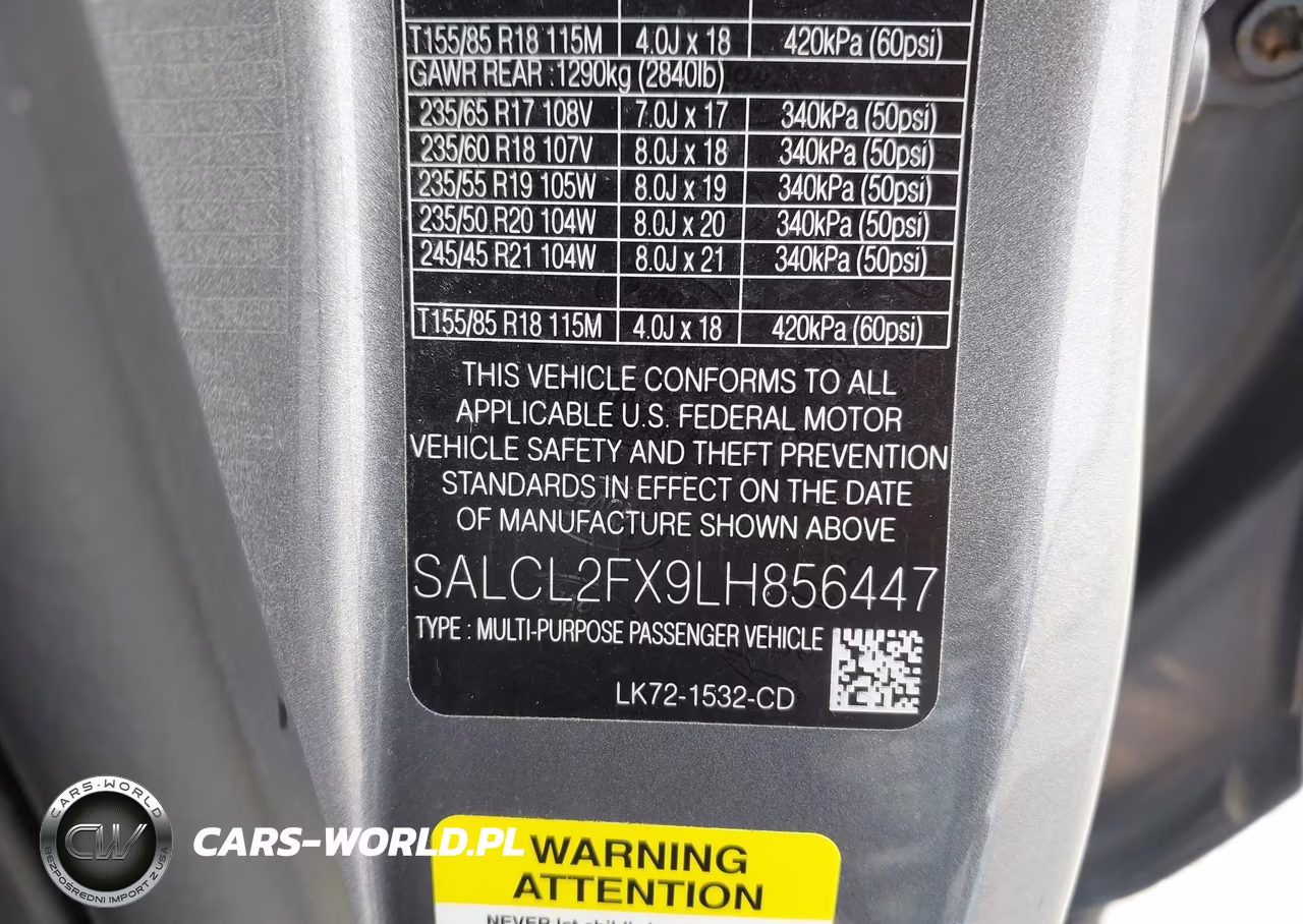 2020 Land Rover Discovery Sport R-Dynamic Se VIN:SALCL2FX9LH856447 - 9