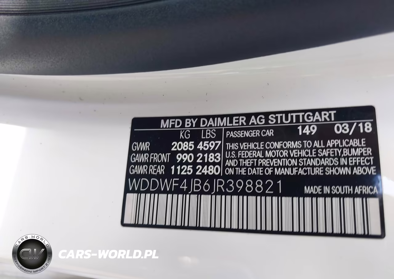 2018 Mercedes-Benz C 300 VIN:WDDWF4JB6JR398821 - 9