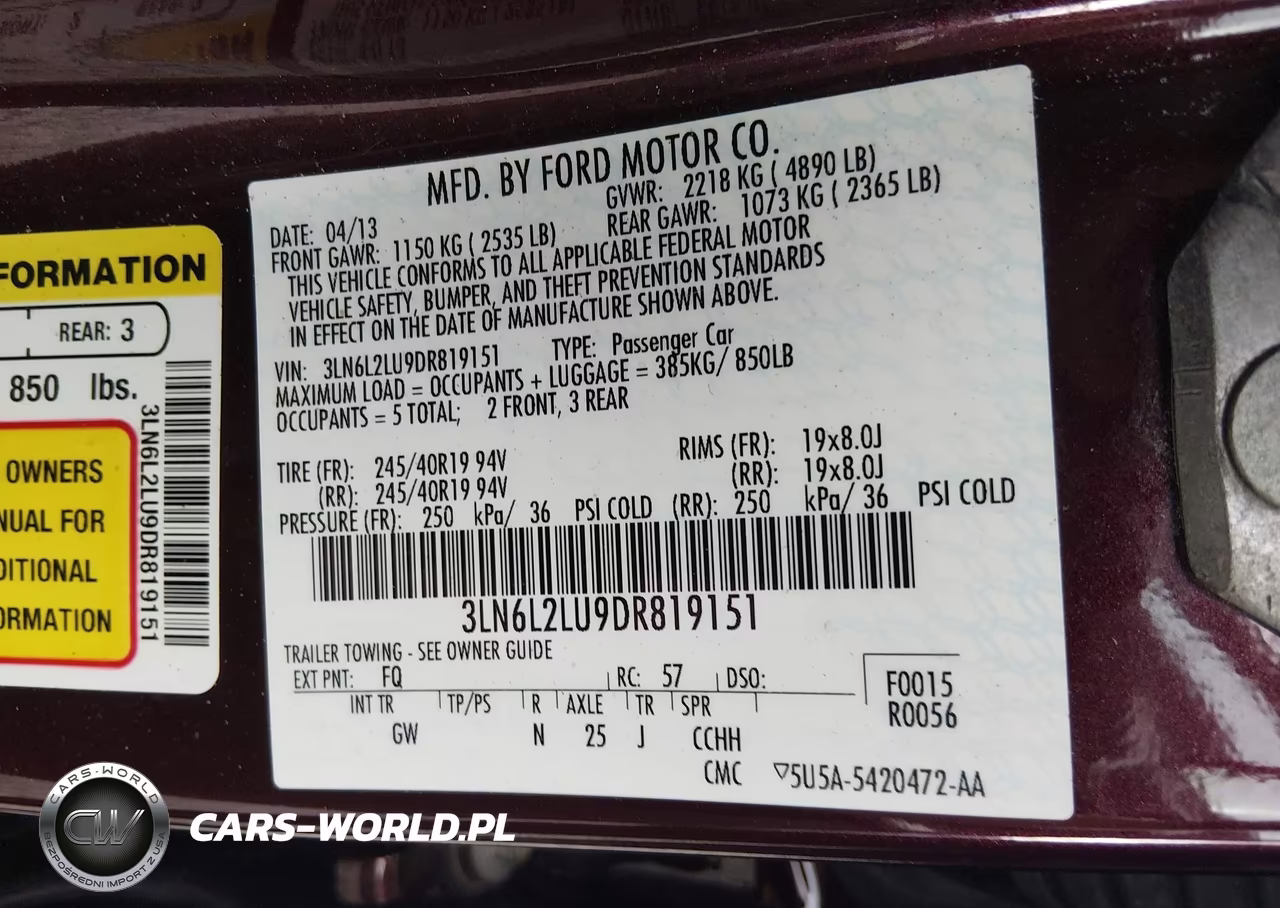 2013 Lincoln Mkz Hybrid VIN:3LN6L2LU9DR819151 - 9