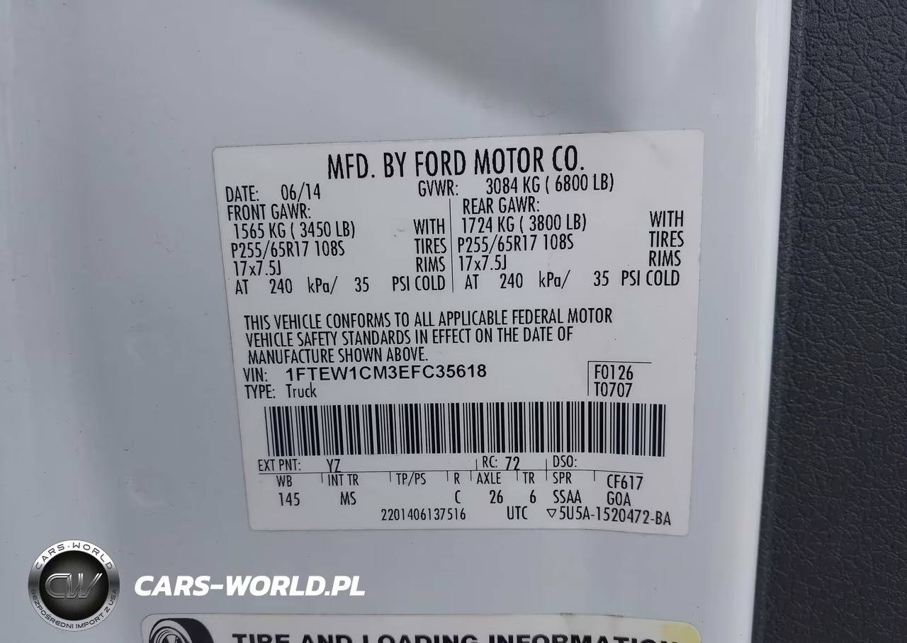 2014 Ford F-150 Xlt VIN:1FTEW1CM3EFC35618 - 9