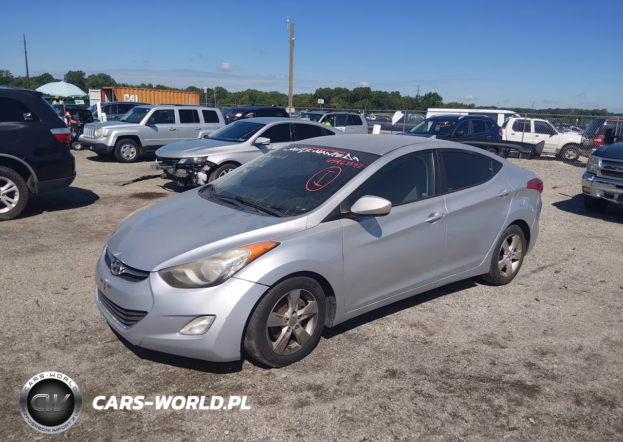 2012 Hyundai Elantra Gls VIN:5NPDH4AE5CH088966 - 2