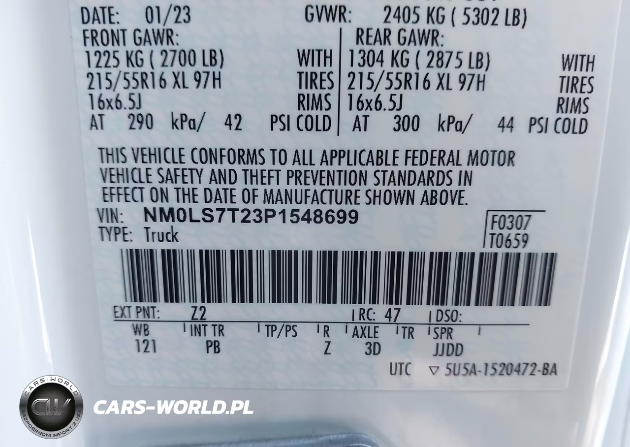 2023 Ford Transit Connect Xlt Delivery Van VIN:NM0LS7T23P1548699 - 9
