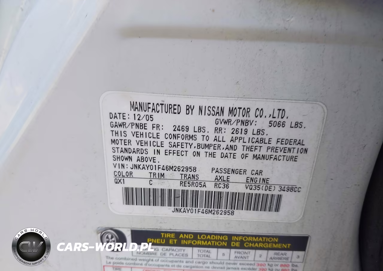 2006 Infiniti M35X VIN:JNKAY01F46M262958 - 9