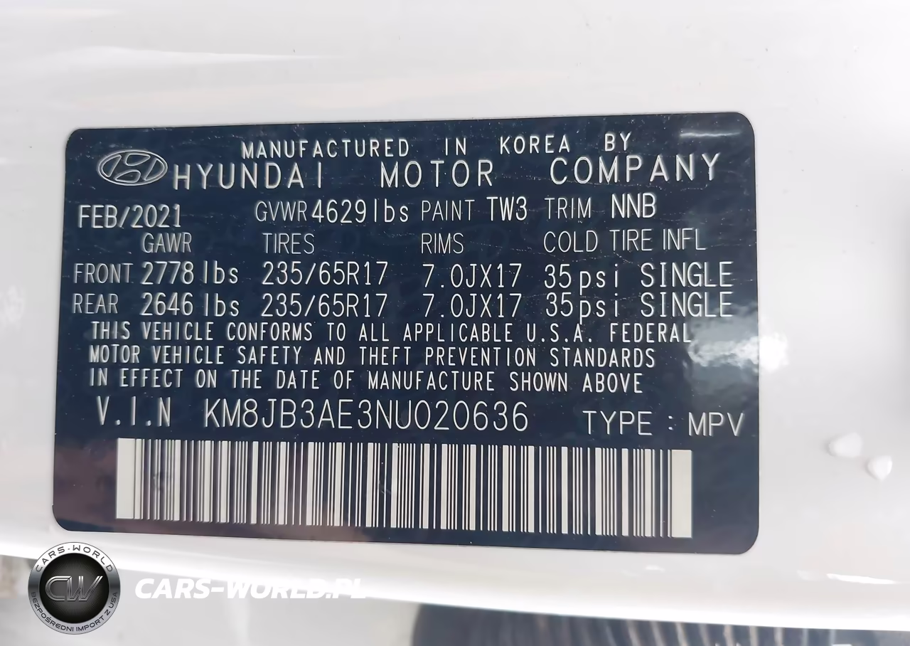 2022 Hyundai Tucson Sel VIN:KM8JB3AE3NU020636 - 9