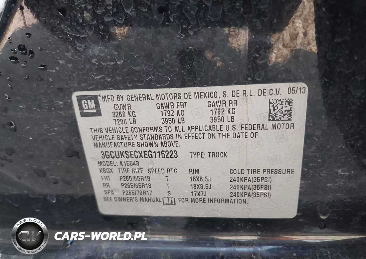 2014 Chevrolet Silverado 1500 Ltz VIN:3GCUKSECXEG116223 - 9