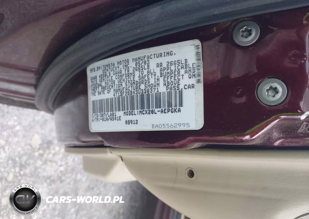 2003 Toyota Avalon Xls VIN:4T1BF28B43U330371 - 9