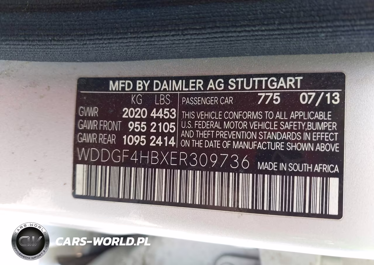 2014 Mercedes-Benz C 250 Sport VIN:WDDGF4HBXER309736 - 9