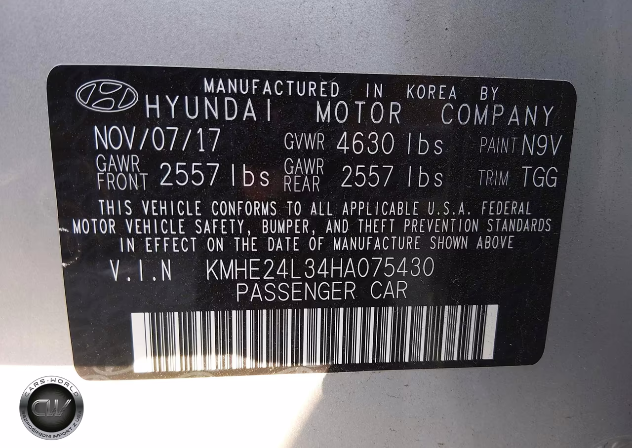 2017 Hyundai Sonata Hybrid Se VIN:KMHE24L34HA075430 - 9