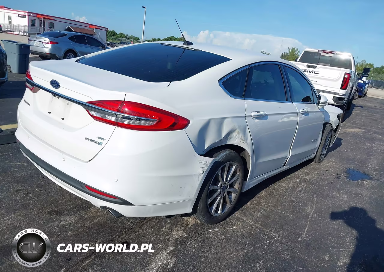 2017 Ford Fusion Hybrid Se VIN:3FA6P0LUXHR410049 - 4