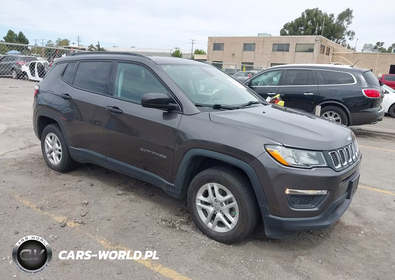 2018 Jeep Compass Sport Fwd VIN:3C4NJCAB6JT368188 - 1