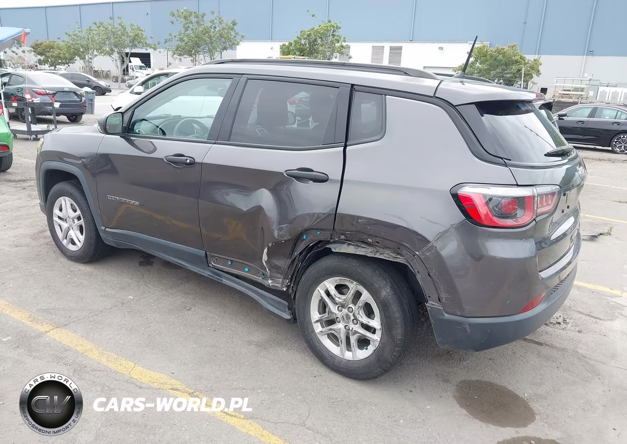 2018 Jeep Compass Sport Fwd VIN:3C4NJCAB6JT368188 - 3
