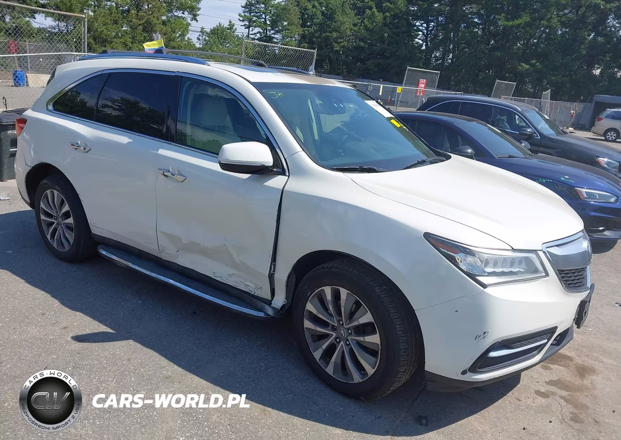 2014 Acura Mdx Technology Package VIN:5FRYD4H48EB027699 - 1