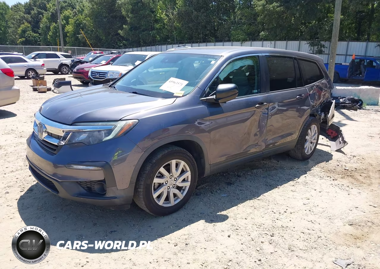 2019 Honda Pilot Lx VIN:5FNYF5H11KB006745 - 2