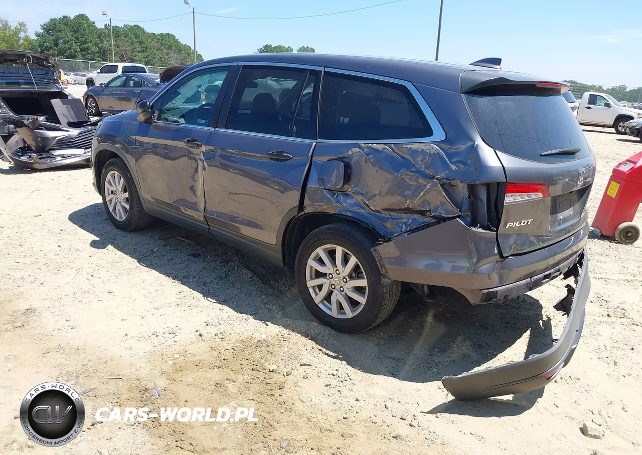 2019 Honda Pilot Lx VIN:5FNYF5H11KB006745 - 3