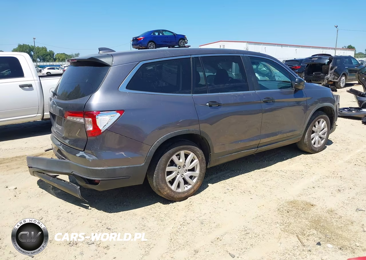 2019 Honda Pilot Lx VIN:5FNYF5H11KB006745 - 4