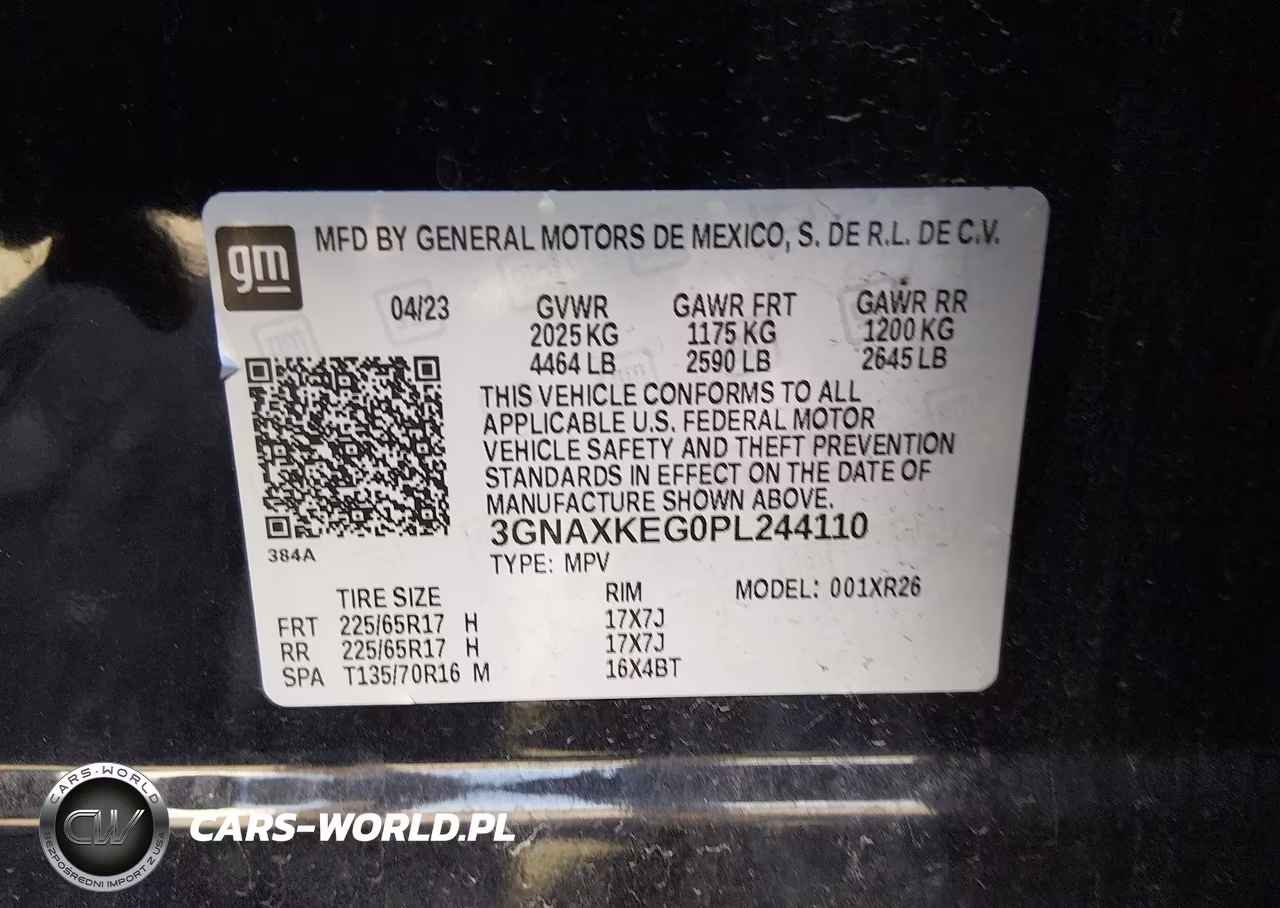 2023 Chevrolet Equinox Fwd Lt VIN:3GNAXKEG0PL244110 - 9