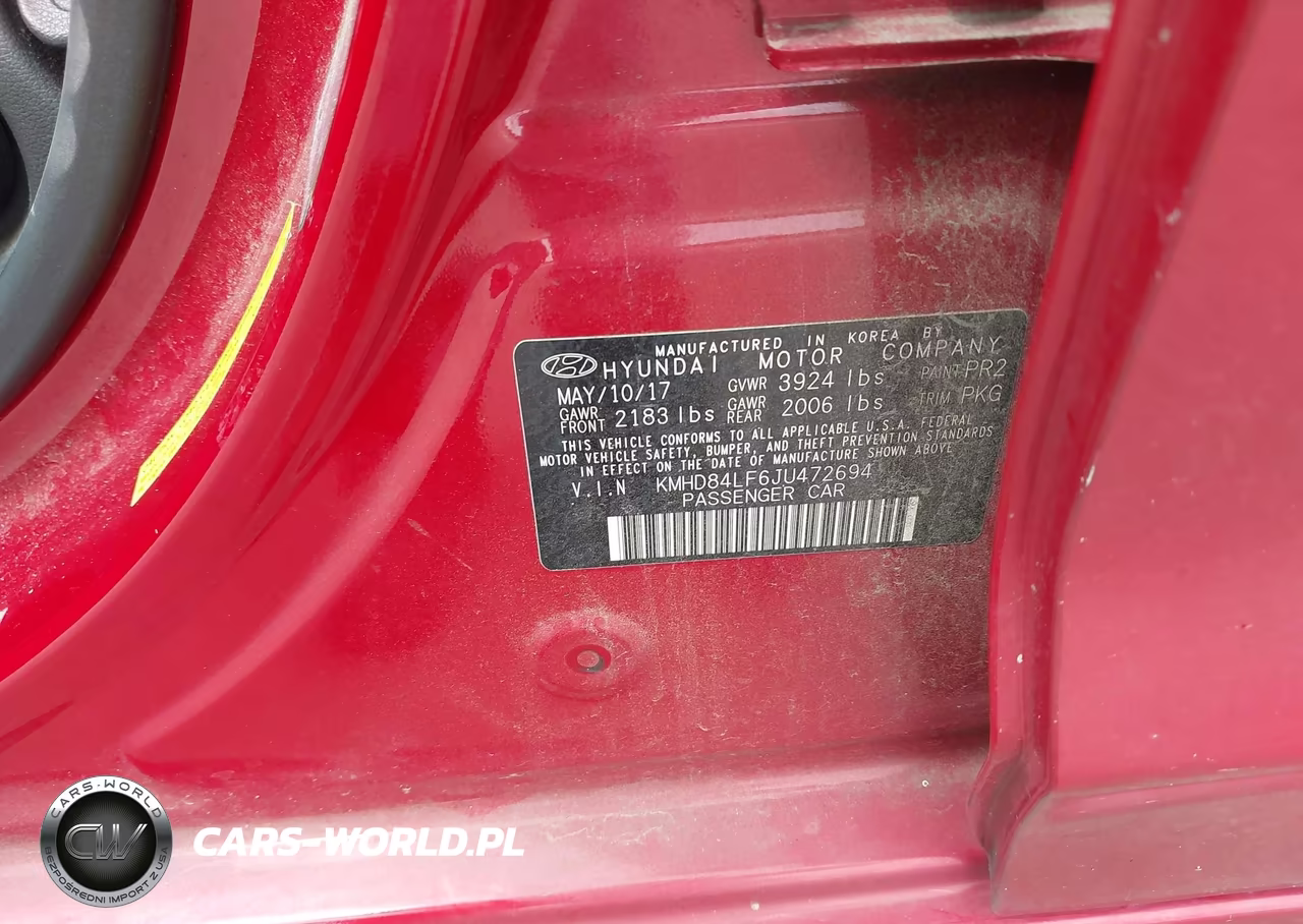 2018 Hyundai Elantra Sel VIN:KMHD84LF6JU472694 - 9