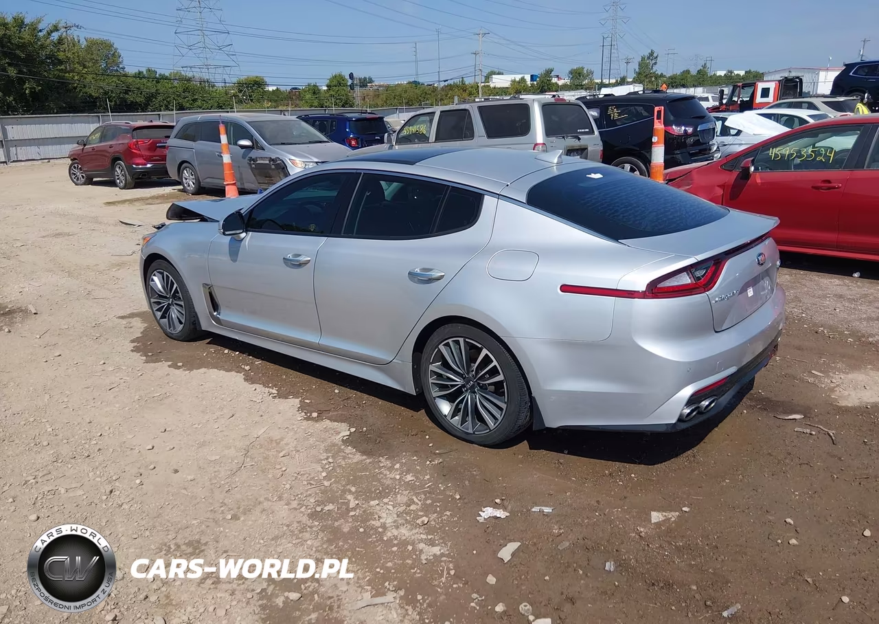 2018 Kia Stinger Premium VIN:KNAE25LA7J6015317 - 3