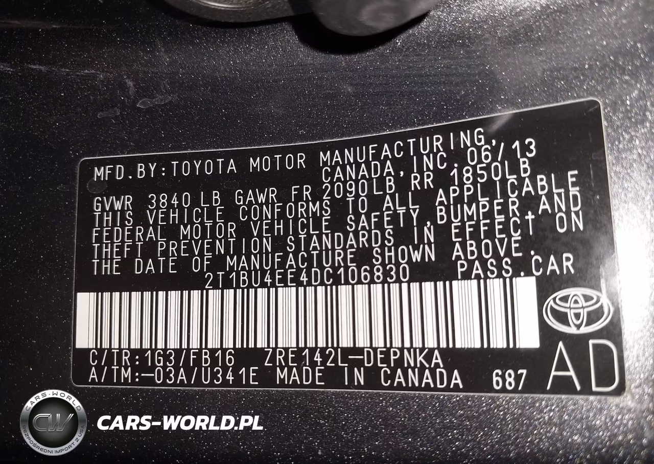 2013 Toyota Corolla Le VIN:2T1BU4EE4DC106830 - 9