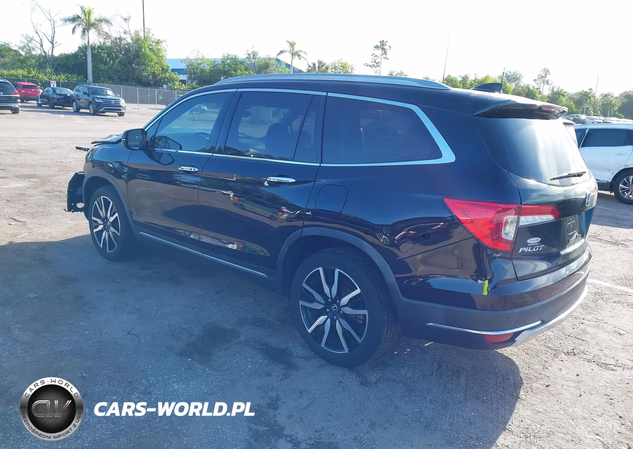 2022 Honda Pilot Awd Elite VIN:5FNYF6H05NB037644 - 3
