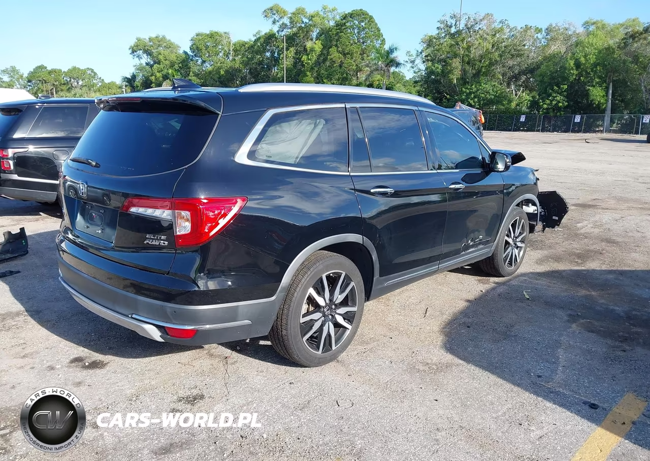 2022 Honda Pilot Awd Elite VIN:5FNYF6H05NB037644 - 4