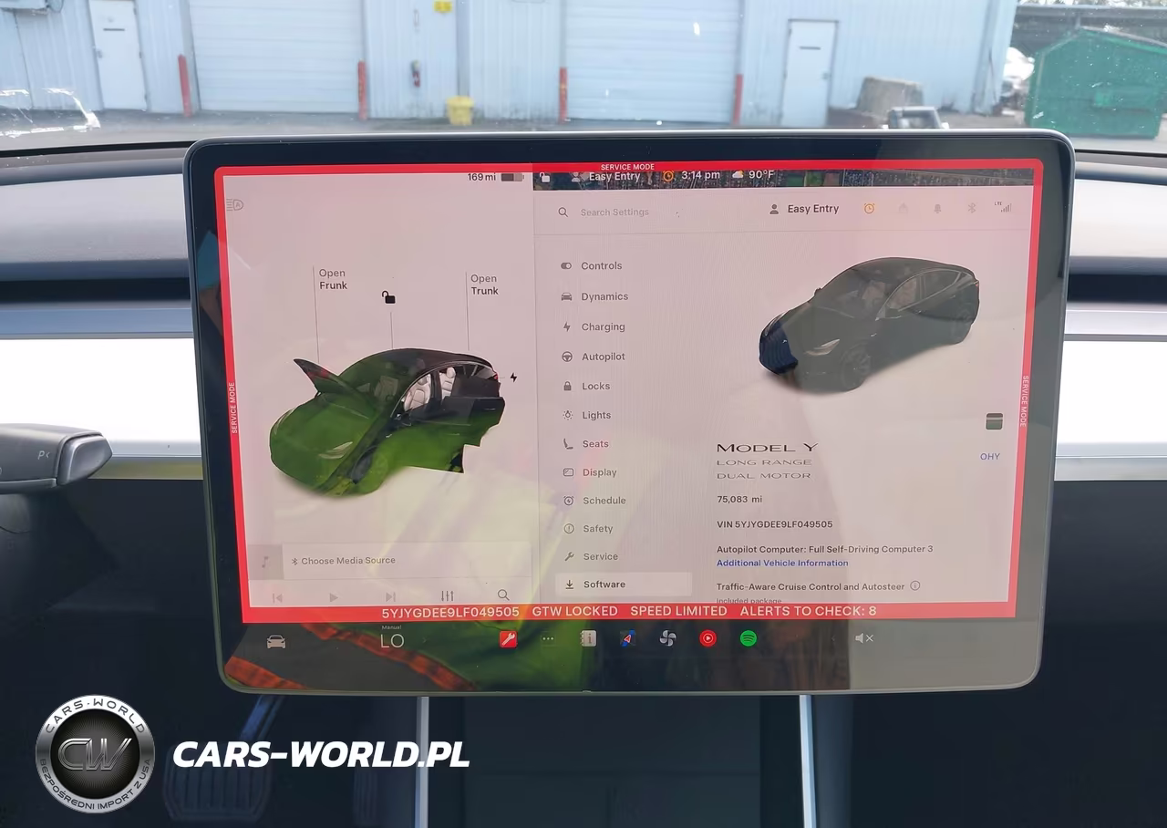 2020 Tesla Model Y Long Range Dual Motor All-Wheel Drive VIN:5YJYGDEE9LF049505 - 19