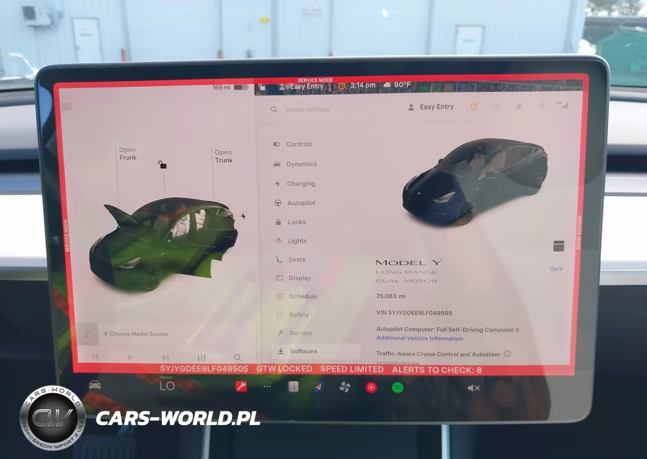 2020 Tesla Model Y Long Range Dual Motor All-Wheel Drive VIN:5YJYGDEE9LF049505 - 7