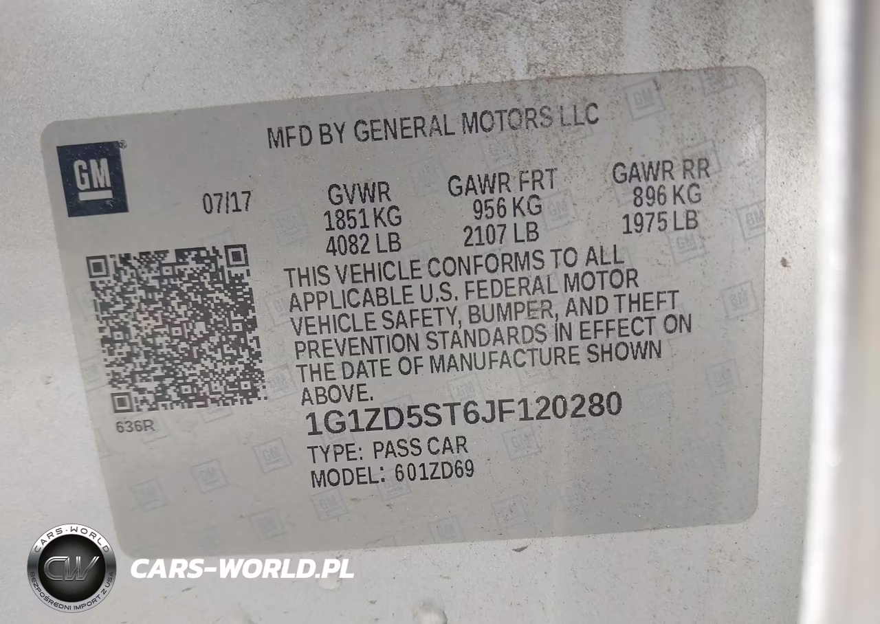 2018 Chevrolet Malibu Lt VIN:1G1ZD5ST6JF120280 - 9