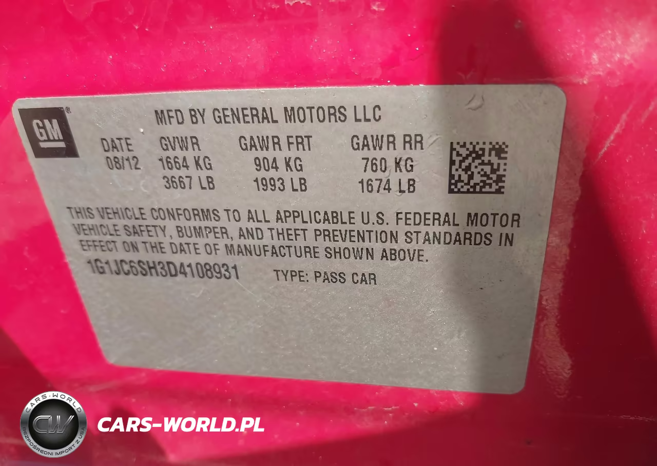 2013 Chevrolet Sonic Lt Auto VIN:1G1JC6SH3D4108931 - 9