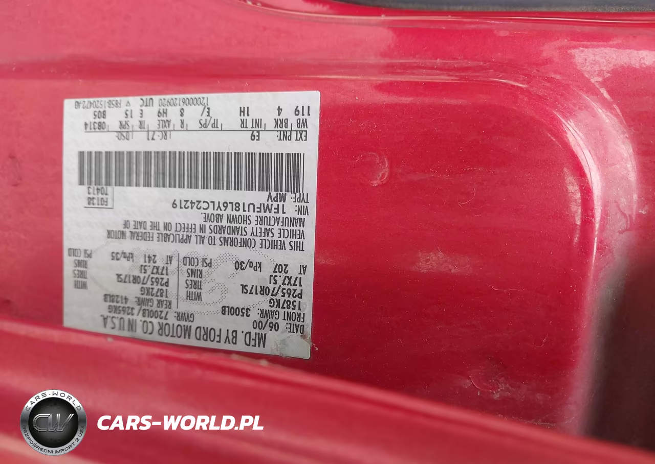 2000 Ford Expedition Eddie Bauer VIN:1FMFU18L6YLC24219 - 9