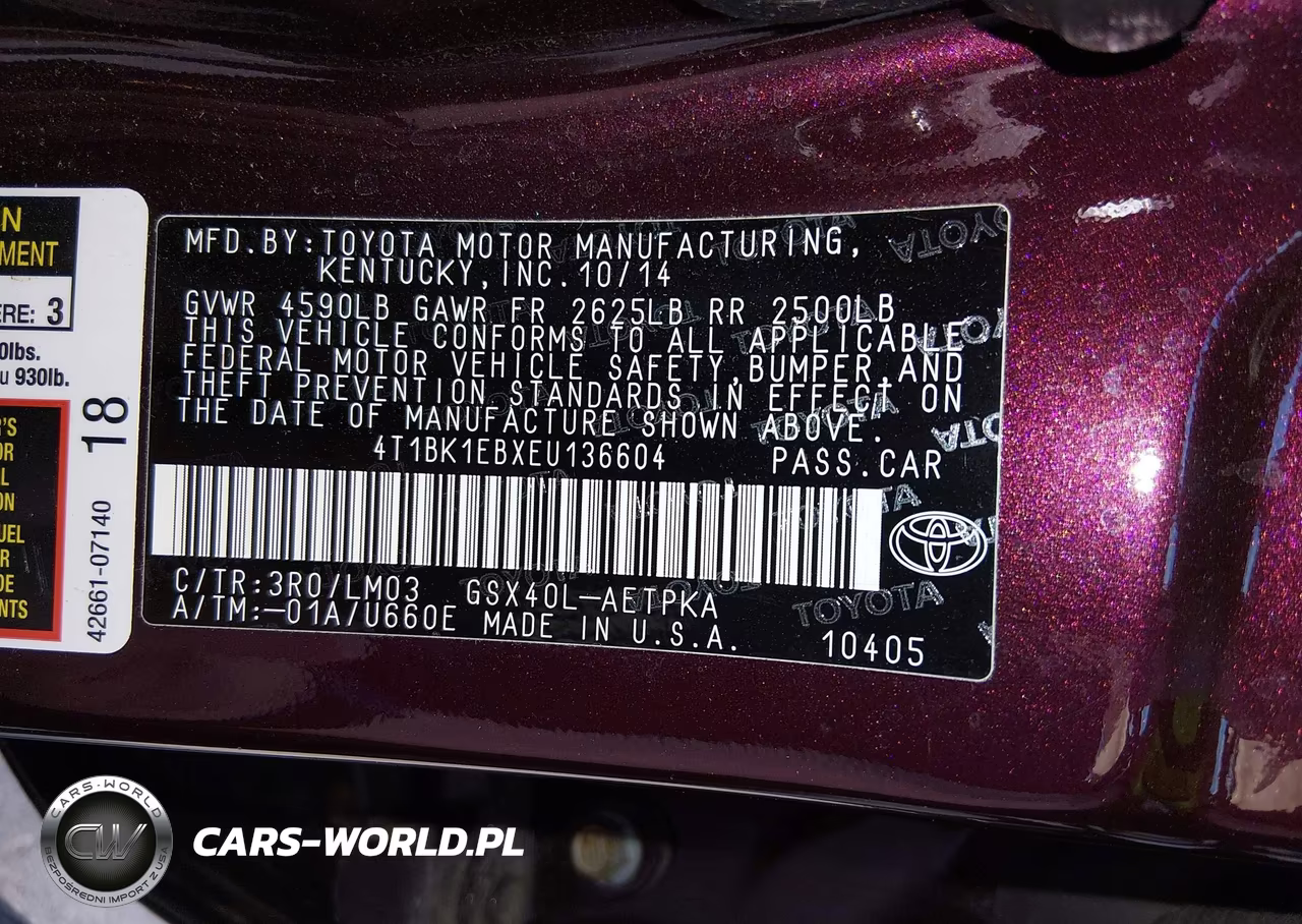 2014 Toyota Avalon Limited VIN:4T1BK1EBXEU136604 - 9