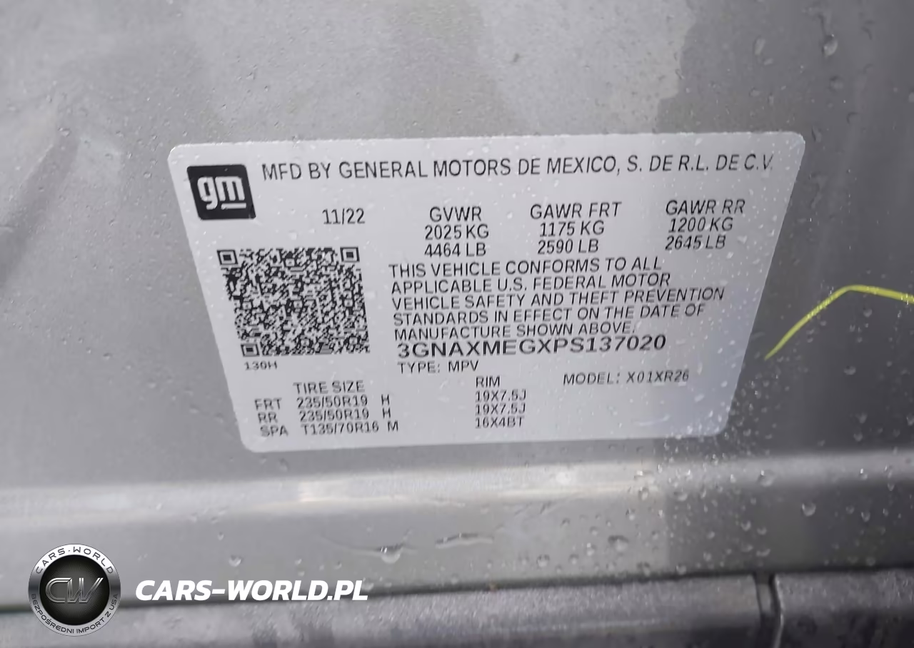 2023 Chevrolet Equinox Fwd Rs VIN:3GNAXMEGXPS137020 - 9