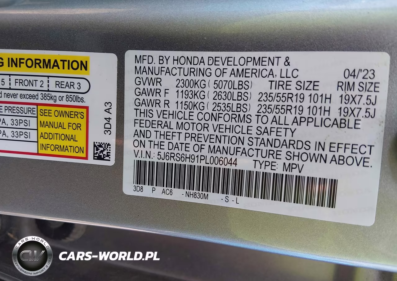 2023 Honda Cr-V Hybrid Sport Touring VIN:5J6RS6H91PL006044 - 9