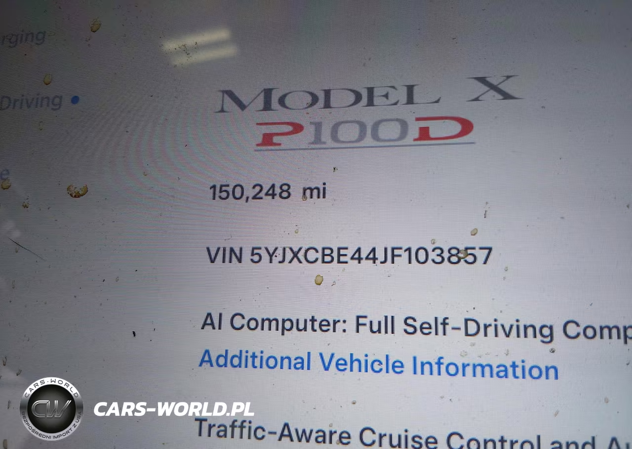 2018 Tesla Model X 100D-75D-P100D VIN:5YJXCBE44JF103857 - 15