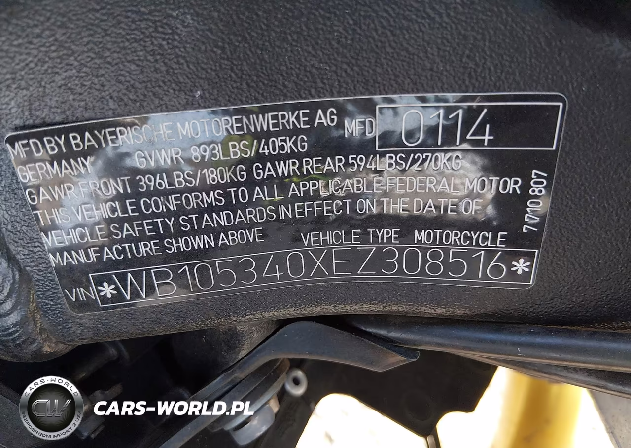 2014 BMW S 1000 Rr VIN:WB105340XEZ308516 - 10