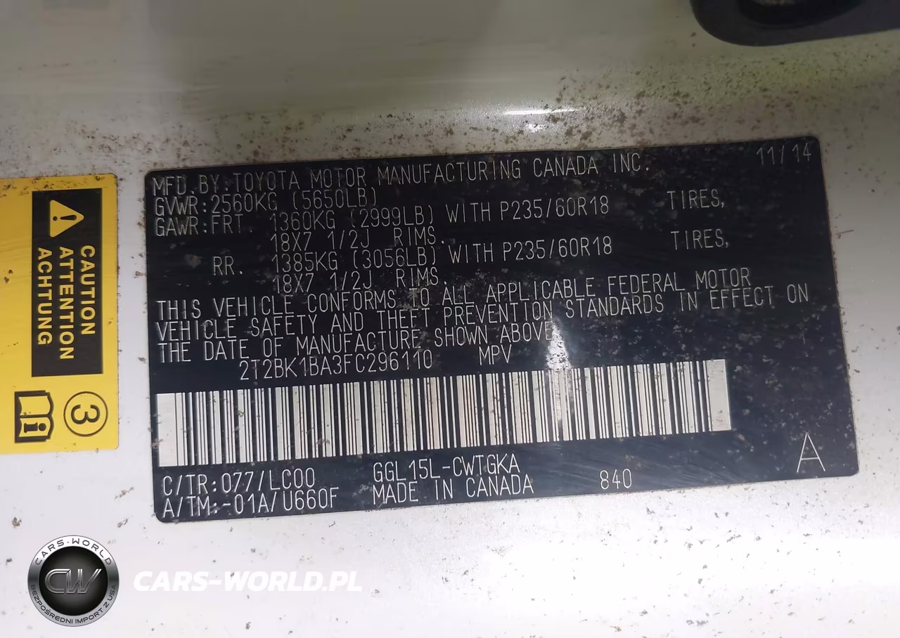2015 Lexus Rx 350 VIN:2T2BK1BA3FC296110 - 9